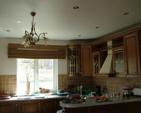 матовые натяжные потолки